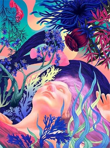 Puzzle 1000 Teile,Abstract Womans Paintings,Wand Kunst Dekoration,Buntes Schwierig Puzzle,Wand Kunst Dekoration,Erwachsene Challenge Game Ja118Zp von Schwagebo