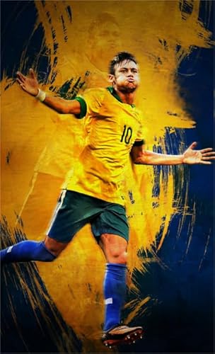Puzzle 1000 Teile,Soccer Player 10 Plakat Bild,Familien-Stressabbau-Spiele,Erwachsene Challenge Game,Wand Kunst Dekoration Ja651Zp von Schwagebo