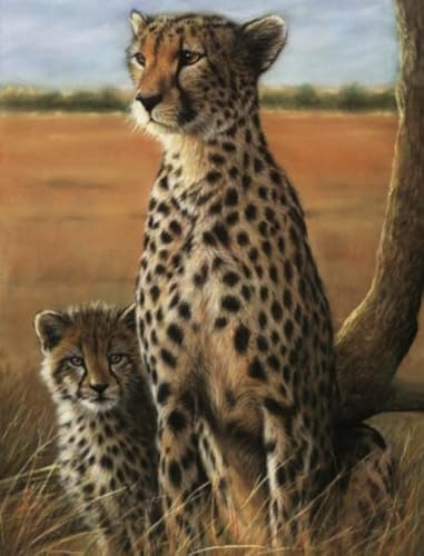 Puzzle 1000 Teile - Animal Leopards Africas - Wand Kunst Dekoration - Children's Personalisiertes Puzzle-Spielzeug Für Erwachsene - Familie Spaß Herausforderung Spielzeug Ja354Zp von Schwagebo