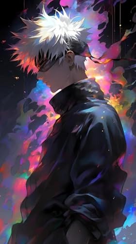 Puzzle 1000 Teile - Japanisch Animes Jujutsus Gojos Satoru Plakat Bild - Lernspielzeug Für Familien - Personalisiertes Herausforderungs Spielzeug Für Erwachsene Ja616Zp von Schwagebo