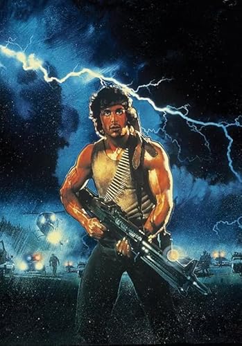 Puzzles 1000 Piece - Classic Film Stallones Posters - Heraus Fürderungs Spiel Für Erwachsene - Wand Kunst Dekoration - Pädagogisches Puzzle Spielzeug Für Erwachsene Gifts - Sk25Zp von Schwagebo