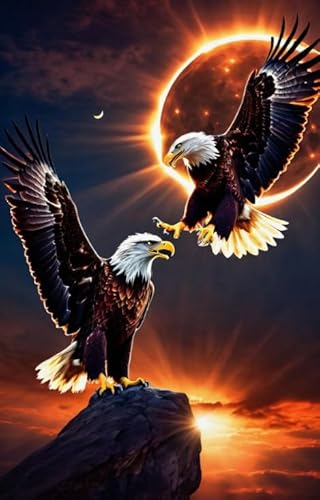 Puzzles 1000 Stück - Animal Eagless Poster - Buntes Kunst Puzzle - Kinderspielzeug Dekompression Spiel - Familie Spaß Herausforderung Spielzeug - Px403Qz von Schwagebo