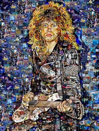 Puzzles 1000 Stück - Singer Bongiovis Posters - Abstrakte Kunst Puzzle - Lernspiele Für Erwachsene - Personalisiertes Challenge-Spielzeug - Sk374Zp von Schwagebo