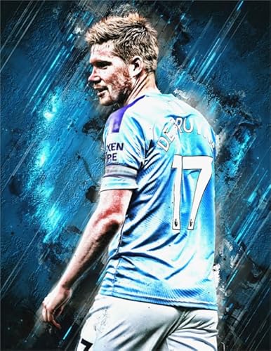 Puzzles 1000 Stück - Soccer Player Bruyne Posters - Unregelmäßiges Puzzle - Memory-Spiels Für The Elderly - Lernspielzeug Für Die Ganze Familie - Sk125Zp von Schwagebo