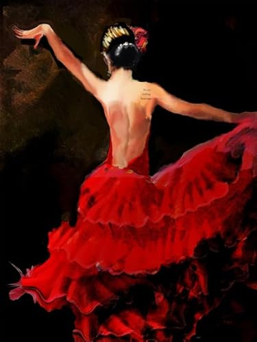 Puzzles 1000 Stück - Spanish Dances Oil Painting - Puzzle-Herausfürderungs Spielzeug Für Die Ganze Familie - Elderly Memory-Spiel - Wand Kunst-Geschenke - Sk486Zp von Schwagebo
