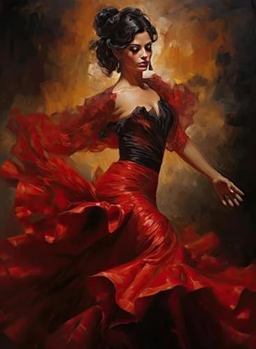 Puzzles 1000 Stück - Spanish Dances Oil Painting - Puzzle-Herausfürderungs Spielzeug Für Die Ganze Familie - Elderly Memory-Spiel - Wand Kunst-Geschenke - Sk489Zp von Schwagebo