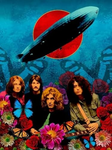 Puzzles 1000 Stück - Zeppelins Classic Band Art Posters - Abstract Puzzle - Memory-Spiels Für Adults - Spielzeug Zum Stressabbau Für Die Ganze Familie - Sk478Zp von Schwagebo