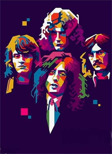 Puzzles 1000 Stück - Zeppelins Classic Band Art Posters - Abstract Puzzle - Memory-Spiels Für Adults - Spielzeug Zum Stressabbau Für Die Ganze Familie - Sk479Zp von Schwagebo