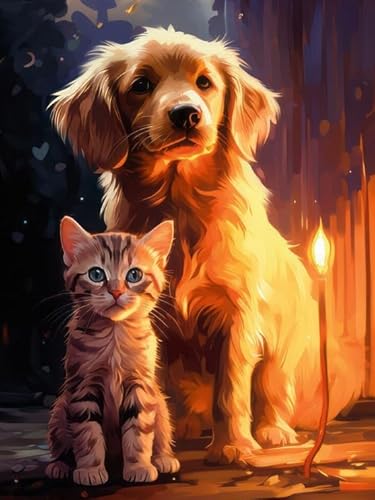 Puzzles 1000 Teile,Dogs and Cat Plakat Paintings,Buntes Puzzle Kunst Bild,Lernspiele Für Kinder,Ältere Menschen Gedächtnis Kognition Spiele Ja47Zp Puzzles 1000 Teile,Dogs and Cat Plakat Paintings,Buntes Puzzle Kunst Bild,Lernspiele Für Kinder,Ältere Menschen Gedächtnis Kognition Spiele Ja47Zp von Schwagebo