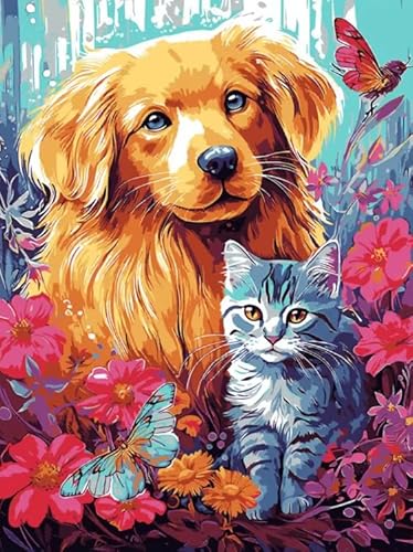 Puzzles 1000 Teile,Dogs and Cat Plakat Paintings,Buntes Puzzle Kunst Bild,Lernspiele Für Kinder,Ältere Menschen Gedächtnis Kognition Spiele Ja50Zp Puzzles 1000 Teile,Dogs and Cat Plakat Paintings,Buntes Puzzle Kunst Bild,Lernspiele Für Kinder,Ältere Menschen Gedächtnis Kognition Spiele Ja50Zp von Schwagebo