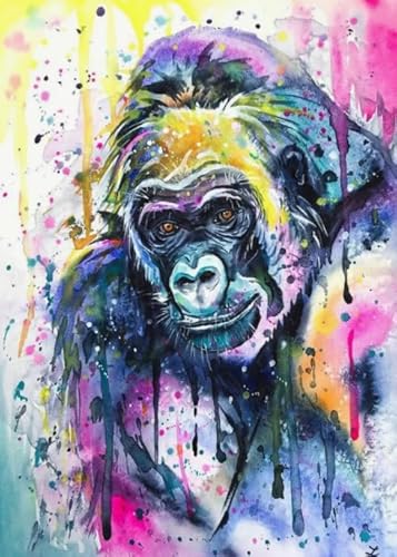 Puzzles 1000 Teile,Graffiti Orangutans Plakat,Buntes Puzzle,Memory Challenge Spiele Für Erwachsene,Familie Stress Relief Spielzeug Ja461Zp von Schwagebo