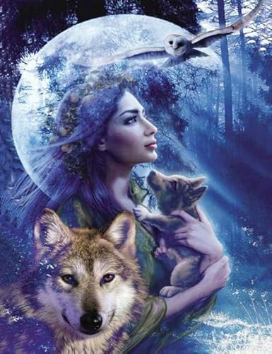 Puzzles 1000 Teile,India Girlss with Wolfs Animals Plakats,Abstrakte Kunst-Puzzle,Lernspiele Für Erwachsene,Personalisierte Herausforderung Spielzeug Ja426Zp Puzzles 1000 Teile,India Girlss with Wolfs Animals Plakats,Abstrakte Kunst-Puzzle,Lernspiele Für Erwachsene,Personalisierte Herausforderung Spielzeug Ja426Zp von Schwagebo