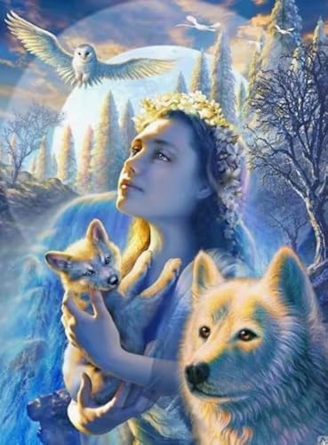 Puzzles 1000 Teile,India Girlss with Wolfs Animals Plakats,Abstrakte Kunst-Puzzle,Lernspiele Für Erwachsene,Personalisierte Herausforderung Spielzeug Ja428Zp Puzzles 1000 Teile,India Girlss with Wolfs Animals Plakats,Abstrakte Kunst-Puzzle,Lernspiele Für Erwachsene,Personalisierte Herausforderung Spielzeug Ja428Zp von Schwagebo