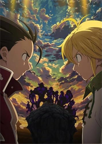 Puzzles 1000 Teile,Japanisch Anime Sevenss Deadlys Meliodas Plakat,Lernspielzeug Für Kinder,Personalisiertes Herausforderungs Spielzeug Für Erwachsene Ja712Zp von Schwagebo