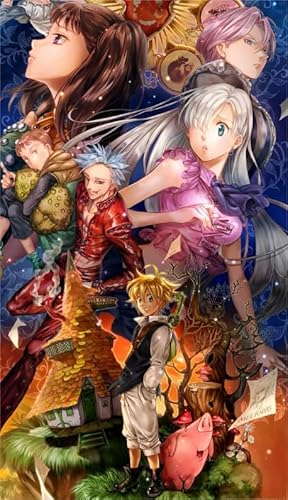Puzzles 1000 Teile,Japanisch Anime Sevenss Deadlys Meliodas Plakat,Lernspielzeug Für Kinder,Personalisiertes Herausforderungs Spielzeug Für Erwachsene Ja713Zp von Schwagebo