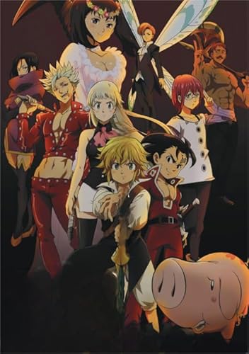 Puzzles 1000 Teile,Japanisch Anime Sevenss Deadlys Meliodas Plakat,Lernspielzeug Für Kinder,Personalisiertes Herausforderungs Spielzeug Für Erwachsene Ja715Zp von Schwagebo
