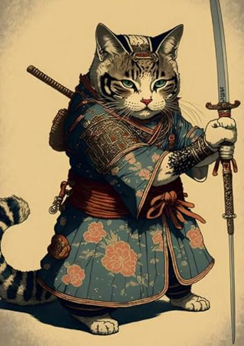 Puzzles 1000 Teile,Warriorss Cat Plakats,Abstrakte Kunst-Puzzle，Lernspiele Für Erwachsene,Personalisierte Herausforderung Spielzeug Ja550Zp von Schwagebo
