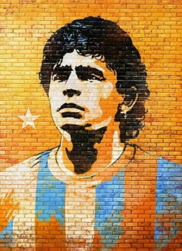 Puzzles 1000 Teile - Soccer Spieler Maradonas Kunst Plakate - Abstrakte Kunst Puzzle - Gedächtnis Spiele Für Ältere Menschen - Family Educational Toy Yp234Zk von Schwagebo