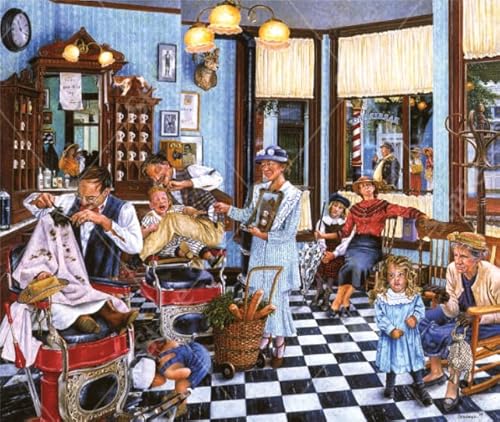 Retro Barbershop Oil Painting - Abstrakte Kunst Puzzles - Gedächtnis- Und Wahrnehmungs Spiele - Stressabbau-Spielzeug Für Die Familie - Puzzle 1000 Stück - Sk37Zp Retro Barbershop Oil Painting - Abstrakte Kunst Puzzles - Gedächtnis- Und Wahrnehmungs Spiele - Stressabbau-Spielzeug Für Die Familie - Puzzle 1000 Stück - Sk37Zp von Schwagebo