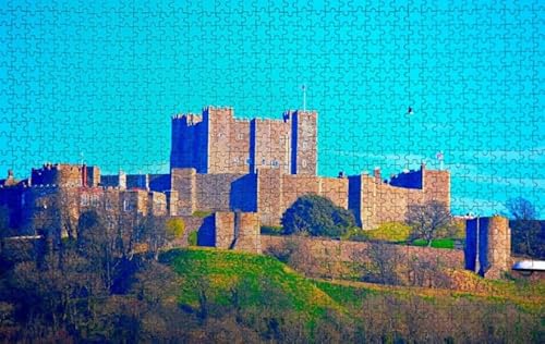 Schwagebo 1000 Stück Jigsaw Puzzle Aus Holz England Dover Castle Für Erwachsene Kinder Puzzle Spiel Sc196Yz von Schwagebo