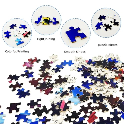 Schwagebo 1500 Stück - Bunt Fun Puzzle - Pictures - Gifts - Japanese Animes Familys - Spielzeug Für Erwachsene Lernspiele Poster - Lernspielzeug Für Kinder - Jk80Zp von Schwagebo