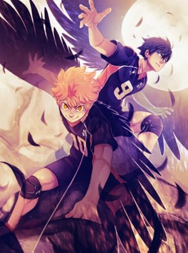Schwagebo 1500 Stück - Bunt Fun Puzzle - Pictures - Gifts - Japanese Classic Animes Haikyuu!! Poster - Kinderspielzeug Lernspiele Poster - Jk293Zp von Schwagebo