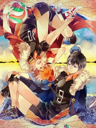 Schwagebo 1500 Stück - Bunt Fun Puzzle - Pictures - Gifts - Japanese Classic Animes Haikyuu!! Poster - Kinderspielzeug Lernspiele Poster - Jk297Zp von Schwagebo