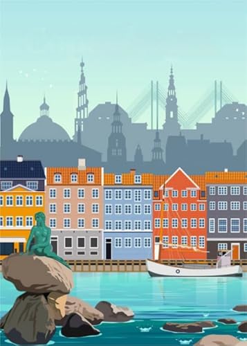 Schwagebo 1500 Stück - Bunt Puzzles - Pictures - Gifts - Copenhagens City Travel Art Poster - for Lernspielzeug Für Erwachsene Und Familien - Heim Dekoration - Jk379Zp Schwagebo 1500 Stück - Bunt Puzzles - Pictures - Gifts - Copenhagens City Travel Art Poster - for Lernspielzeug Für Erwachsene Und Familien - Heim Dekoration - Jk379Zp von Schwagebo