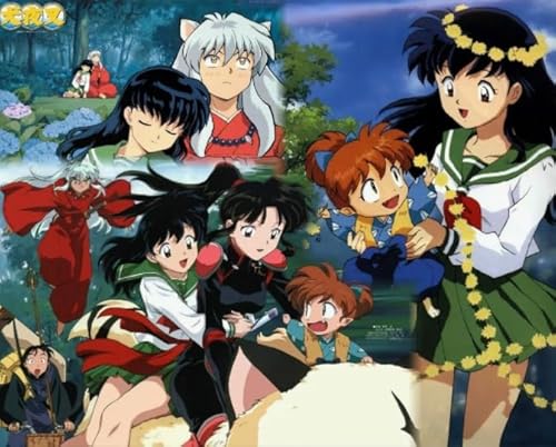 Schwagebo 1500 Stück - Fun Puzzle - Poster - Gifts - Japanese Animes Inuyashas - Lernspielzeug Für Kinder - Gedächtnis-Erkennungs Spiels - Jk205Zp von Schwagebo