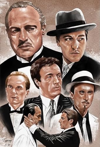 Schwagebo 1500 Stück - Pictures - Gifts - Difficult Puzzle - Godfathers Classic Film - Spielzeug Für Erwachsene Lernspiele Poster - Dekompressions Spielzeug - Jk378Zp von Schwagebo