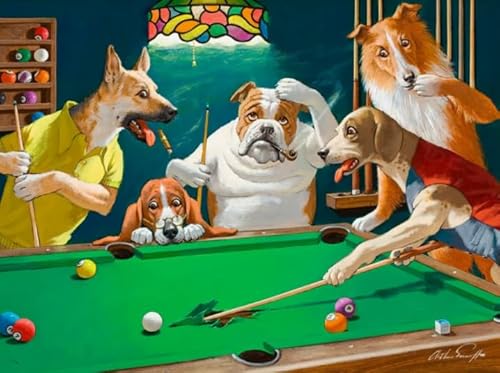 Schwagebo 1500 Stück - Poster - Gifts - Difficult Puzzle - Abstract Pictures of Dog Playing Billiards - Wand Kunst Dekoration - Heraus for Derungs Spiel Für Erwachsenes - Jk118Zp Schwagebo 1500 Stück - Poster - Gifts - Difficult Puzzle - Abstract Pictures of Dog Playing Billiards - Wand Kunst Dekoration - Heraus for Derungs Spiel Für Erwachsenes - Jk118Zp von Schwagebo