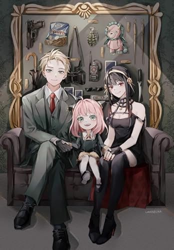 Schwagebo Holzpuzzle 1000 Teile Japanische Anime Spyxfamily Poster Für Erwachsene Lernspielzeug Puzzles Yk125Zy von Schwagebo