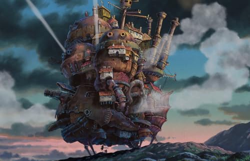 Schwagebo Japanese Anime Moving Castle Poster 1000 Stück Holzpuzzle Für Erwachsene Kinder Lernspielzeug Dm175Qz von Schwagebo