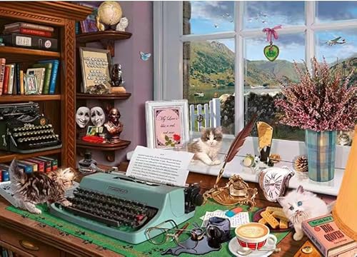 Schwagebo Jigsaw Puzzle 1000 Teile Großmutters Haus Kunst Poster Für Spaß Erwachsene Holzpuzzle Spielzeug Nw26Zt von Schwagebo