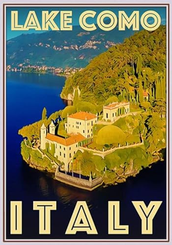 Schwagebo Jigsaw Puzzles 1000 Pieces Assembling Picture Italian Lakes for Adults Children Games Educational Toys Te215Nr von Schwagebo