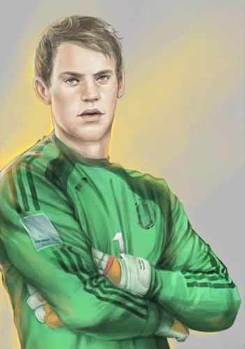 Soccer Player Neuers Poster，1000 Teile Puzzle ，Für Personalisiertes Puzzle Spielzeug Für Erwachsene,Football Familienspaß-Herausforderungs Spielzeug Kw378Zw von Schwagebo