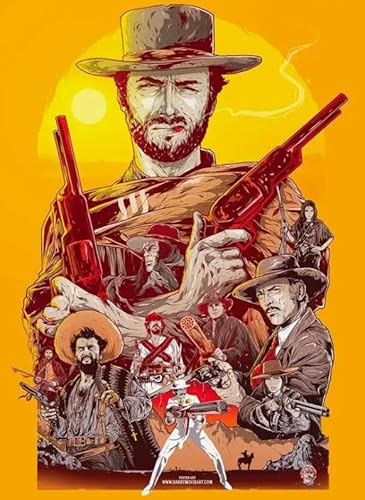 Unregelmäßiges Puzzles - Classic Film The Bad The Ugly Posters - Für Lernspielzeug Für Erwachsene - Memory-Spiel - 1000 Stück Art Puzzle - Sk34Zp Unregelmäßiges Puzzles - Classic Film The Bad The Ugly Posters - Für Lernspielzeug Für Erwachsene - Memory-Spiel - 1000 Stück Art Puzzle - Sk34Zp von Schwagebo