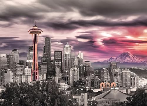Unregelmäßiges Puzzles - Seattles City Scenery Landscapes Posters - Memory-Spiels Für Adults - Spielzeug Zum Stressabbau Für Die Ganze Familie Gifts - Puzzle 1000 Stück - Sk260Zp Unregelmäßiges Puzzles - Seattles City Scenery Landscapes Posters - Memory-Spiels Für Adults - Spielzeug Zum Stressabbau Für Die Ganze Familie Gifts - Puzzle 1000 Stück - Sk260Zp von Schwagebo