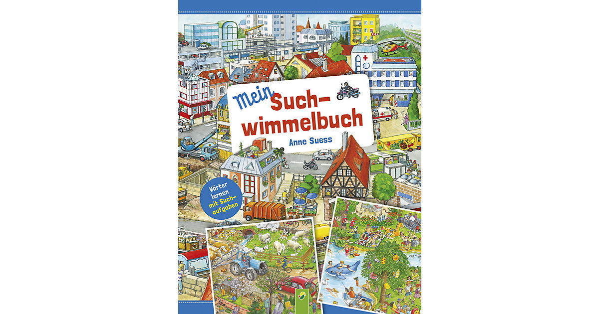 Buch - Mein Suchwimmelbuch. Wörter lernen mit Suchaufgaben von Schwager & Steinlein Verlag