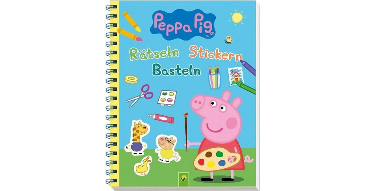 Buch - Peppa Pig: Rätseln Stickern Basteln Buch - Peppa Pig: Rätseln Stickern Basteln von Schwager & Steinlein Verlag