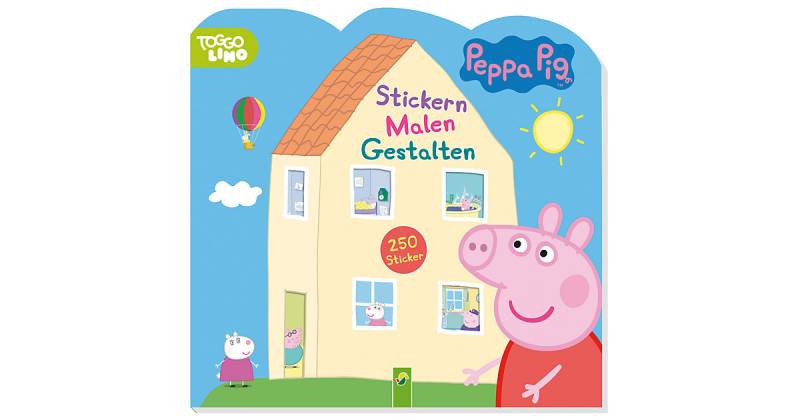 Buch - Peppa Pig: Stickern Malen Gestalten von Schwager & Steinlein Verlag