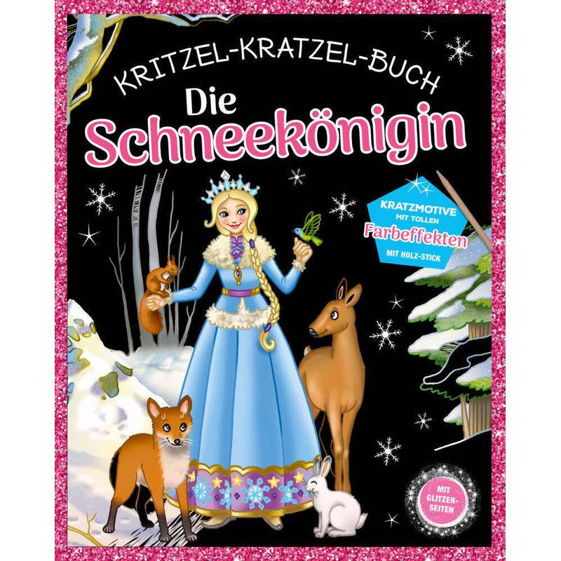 Die Schneekönigin Kritzel-Kratzel-Buch für Kinder ab 5 Jahren von Schwager & Steinlein