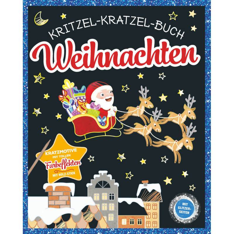Kritzel-Kratzel-Buch Weihnachten. Für Kinder ab 5 Jahren von Schwager & Steinlein