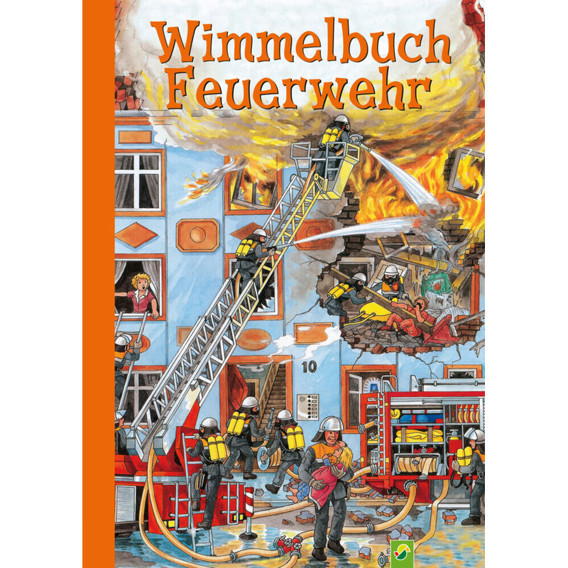 Wimmelbuch Feuerwehr für Kinder ab 3 Jahren von Schwager & Steinlein