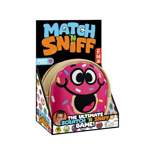 Schylling Match 'N Sniff Sweet & Smelly - Lustiges Familien-Matching-Spiel für 2 bis 5 Spieler - Riechen, Schnüffeln, Raten, Match - ab 5 Jahren - Ein Spiel von Schylling