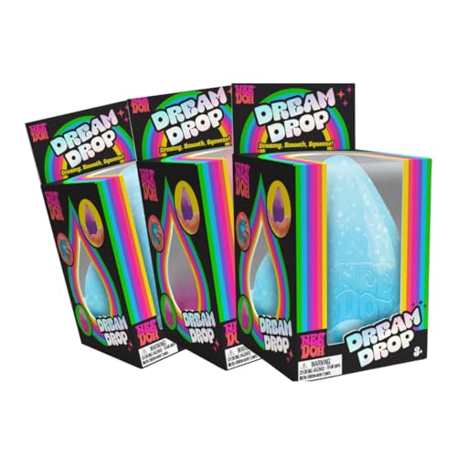 Schylling NeeDoh Dream Drop Sensorisches Spielzeug mit grooviger Goo-Füllung, drei zufällige Farben, ab 3 Jahren, 3 Stück Schylling NeeDoh Dream Drop Sensorisches Spielzeug mit grooviger Goo-Füllung, drei zufällige Farben, ab 3 Jahren, 3 Stück von Schylling
