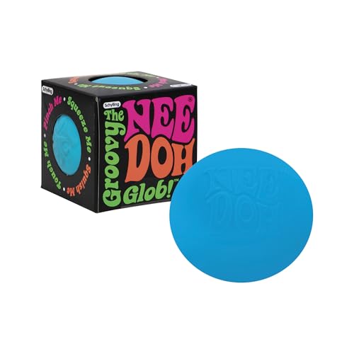 Schylling NeeDoh Original sensorisches Fidget-Spielzeug, Blau, Alter 3 bis Erwachsene, 1 Stück (1 Stück) von Schylling