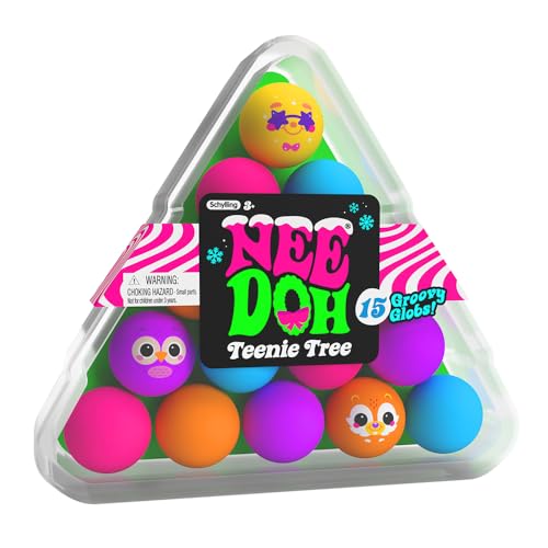 Schylling NeeDoh SQMGT23 Teeniebaum mit 3 sammelbaren Squishkins - Weiches sensorisches Fidget-Spielzeug - Stressbälle zum Sammeln - ab 3 Jahren, Blau/Lila Schylling NeeDoh SQMGT23 Teeniebaum mit 3 sammelbaren Squishkins - Weiches sensorisches Fidget-Spielzeug - Stressbälle zum Sammeln - ab 3 Jahren, Blau/Lila von Schylling