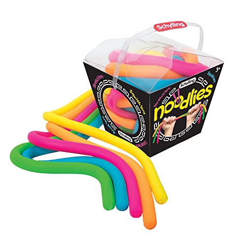 Schylling Noodlies - Multicoloured Fidget Toys - Dehnbares Fidget-Spielzeug aus Flexiblem, ungiftigen Kunststoff - Ideal für 3 Jahre + Schylling Noodlies - Multicoloured Fidget Toys - Dehnbares Fidget-Spielzeug aus Flexiblem, ungiftigen Kunststoff - Ideal für 3 Jahre + von Schylling