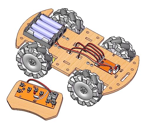 Monstertruck Holzbausatz für Kinder, Elektrobaukasten ab 7, Experimente, Roboter, Holzbauset, DIY RC Car Kit von ScienSta